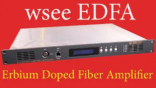 Wsee edfa Erbium Doped Fiber Amplifier 1550nm 16X19 PORT 2U