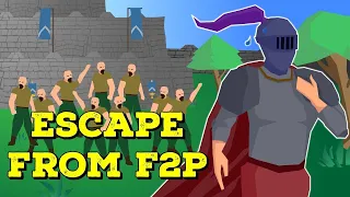 Escaping Free To Play Without Paying $11 - F2P Money Making While Leveling #osrs PART 1