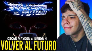 (REACCIÓN) Oscar Maydon x Junior H - Volver Al Futuro [Lyric Video]