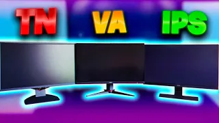 DON'T BUY A MONITOR BEFORE SEEING THIS ⚡TN vs VA vs IPS⚡