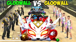 Free Fire Gloowall Vs Gloowall Fight On Factory Roof | Gloowall Skin Challange | Garena Free Fire