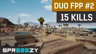 PUBG FPP Duo Game #2 | 15 Kills Win | AWM 1 vs Duos Clutch