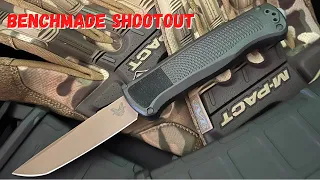 Benchmade Shootout: Overview, Comparison and EDC task cutting test.