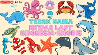 BELAJAR MENGENAL NAMA NAMA HEWAN LAUT | LEARNING SEA ANIMALS NAME | OCEAN ANIMALS NAME BINATANG LAUT