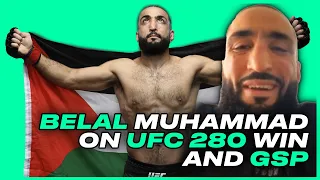 Belal Muhammad flattered by Georges St-Pierre comparisons and newfound respect after UFC 280 win