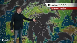 Previsioni meteo Video per domenica, 26 maggio