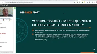 Презентация проекта Web Token Profit (Бинар) (30.06.2021).