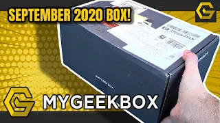 What's inside the September 2020 My Geek Box Subscription Box? | Video Unboxing!