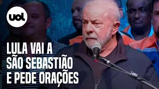 Lula pede orações para não chover e reconstrução de São Sebastião avançar