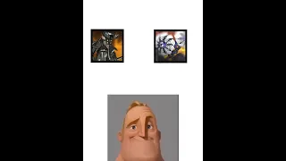 Arknights Bosses (But Mr. Incredible becomes more uncanny the harder they are)