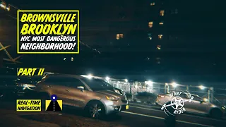 ⁴ᴷ⁶⁰ Brooklyn Brownsville | NYC MOST DANGEROUS neighborhood | After Hours | PT 2