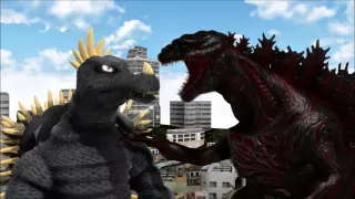 (MMD Shorts) Godzilla Returns