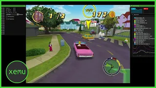 The Simpsons: Hit & Run (Xbox) - 100% Level 1 - xemu Emulation v0.6.1-23