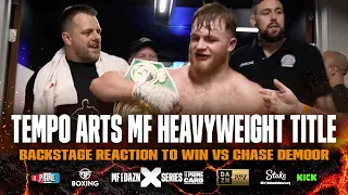 Tempo Arts MF Heavyweight Title Win Backstage Reaction | Prime Card