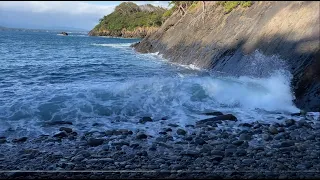 【心地よすぎる】波の音と落ちていく石の音【ASMR#15】