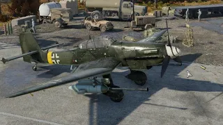 War Thunder- JU 87 G-2 Hit them with the 37mm