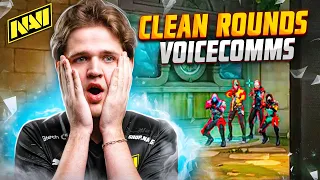 CLEAN ROUNDS by NAVI VALORANT | VOICECOMMS at VCT 2023: EMEA League Playoffs