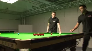 Rileys Future Stars of Snooker champion trains with Ronnie O'Sullivan