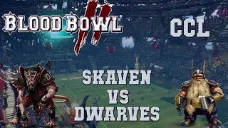 Blood Bowl 2 - Skaven (the Sage) vs Dwarves - CCL G14