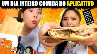 Um Dia Inteiro Só Comendo Comida Do Aplicativo | Blog das irmãs