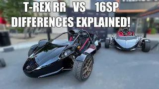 T-REX RR vs T-REX 16SP DIFFERENCES EXPLAINED!