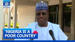 Borrowing: 'Nigeria Is A Poor Country', Says Senate President [FULL VIDEO]