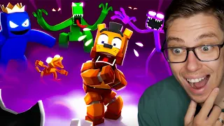 Reacting To RAINBOW FRIENDS Halloween CONTEST!! 🎃 (Fazbear and friends)