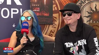 Arch Enemy 2022: Alissa White-Gluz and Michael Amott about writing music together @ROCKANTENNE