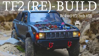 Rc4wd tf2 lwb Hilux Build Video!      4K