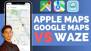 Waze Vs Google Maps Vs Apple Maps !