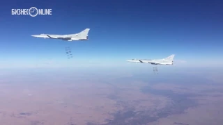 Казанские Ту-22М3 вновь наносят бомбовые удары по боевикам в Сирии