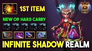 NEW OP HARD CARRY Dark Willow 1st ITEM Midas + Aghs Scepter Infinite Shadow Realm Machine Gun Speed