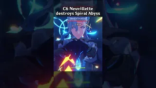 C6 NEUVILLETTE DESTROYS SPIRAL ABYSS