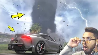 MY NEW 2020 SUPRA GOT HIT BY A TORNADO (GTA 5 2019 Mods)