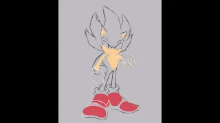 Super Sonic Speedpaint (IbisPaint X)