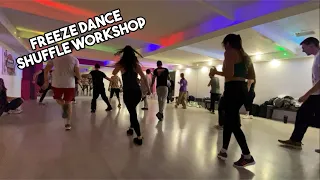 Freeze dance shuffle workshop