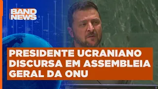 Zelensky diz que guerra contra Ucrânia é um genocídio | BandNews TV