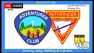 Adventurer & Pathfinder's Induction  Ceremony  October 28, 2023