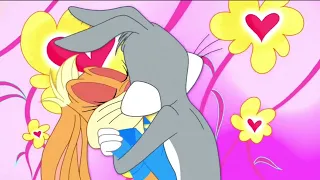 Every time Bugs and Lola kissing (The Looney Tunes Show) 😙💕