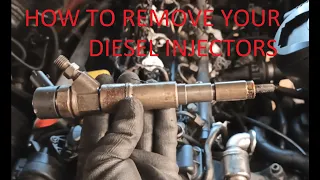 How To Remove M57 2.5d /2.9d/ 3.0d Diesel Engine Injector BMW 3/5/7 ,  E53 X5 , Range Rover L322 TD6