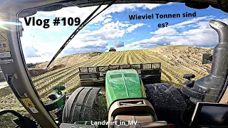 Vlog #109 Fertig! Wir schieben die letzten Tonnen nach oben.  #JohnDeere8400R