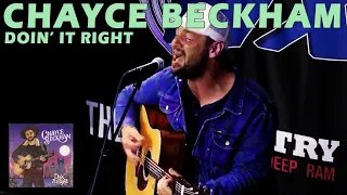 Chayce Beckham Music Sings New Country Song Doin' It Right at 103.7 WXCY Radio Promotion