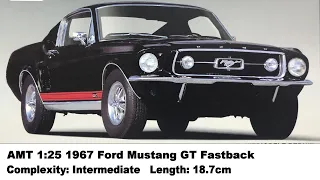 AMT 1:25 1967 Ford Mustang GT Fastback Kit Review
