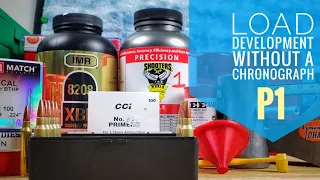 Load Development Method Without A Chronograph - SW Precision / 8208 / CCI 41 / Hornady 75gr BTHP P1