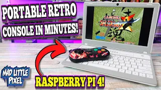 This Brings Back Memories! Quick & Easy DIY RETRO Console Powered By A Pi4!