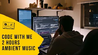 Code / Study With Me - 2 HOURS - [Ambient-relax music 🎶] - 2 (50/10) Pomodoro 🍅 - 4K