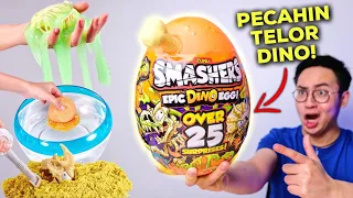 SERU PARAH! MECAHIN TELOR DINOSAURUS! | UNBOXING ZURU SMASHERS EPIC DINO EGG COLLECTIBLE SERIES 3