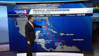 Videocast: Tropical Depression Nine Forms