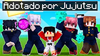 P3DRU foi ADOTADO pela FAMÍLIA JUJUTSU KAISEN no Minecraft