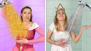 Princesa Rica vs Princesa Pobre || A História das Princesas por Gotcha!